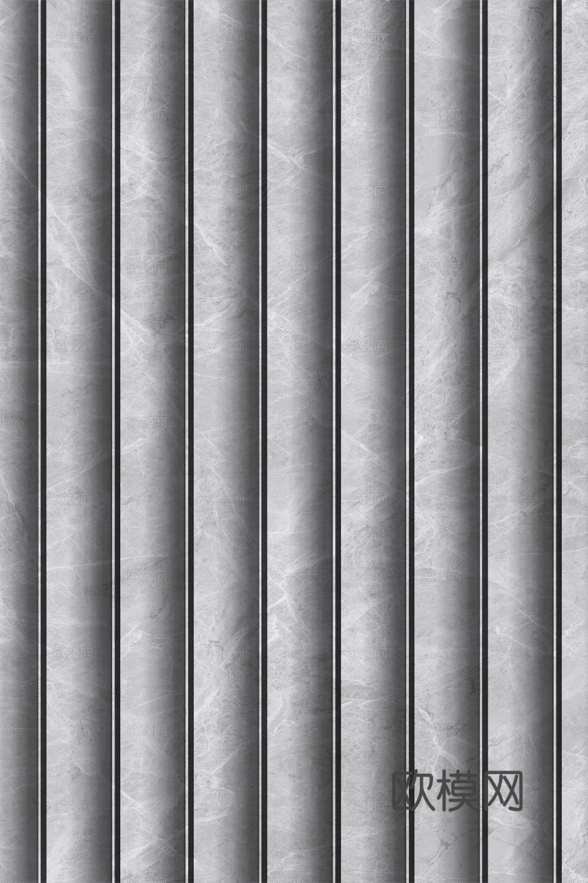 岩板大理石纹波浪艺术背景墙下载（渲染图2）