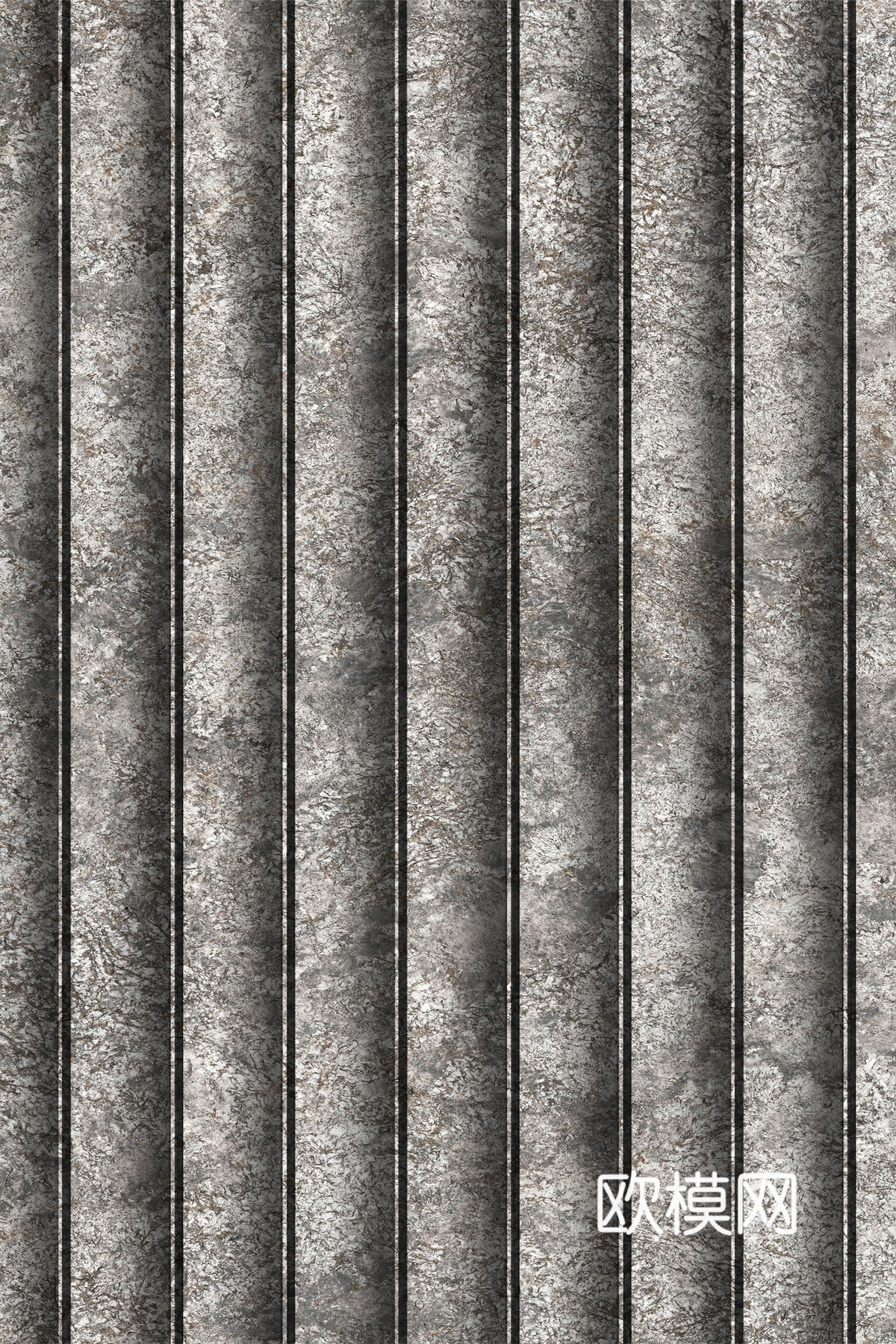 岩板大理石纹波浪艺术背景墙下载（渲染图7）