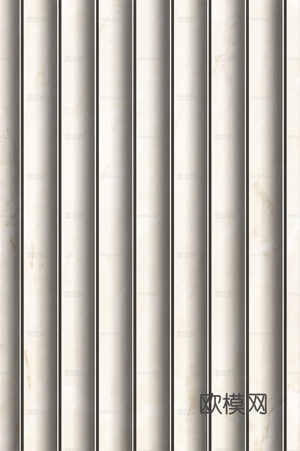 岩板大理石纹波浪艺术背景墙下载（渲染图3）