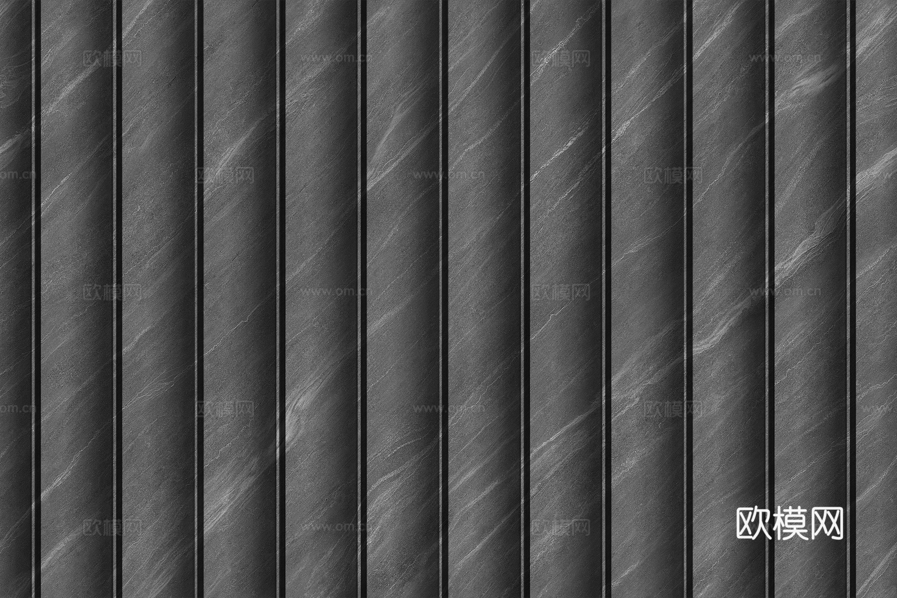 岩板大理石纹波浪艺术背景墙下载（渲染图7）