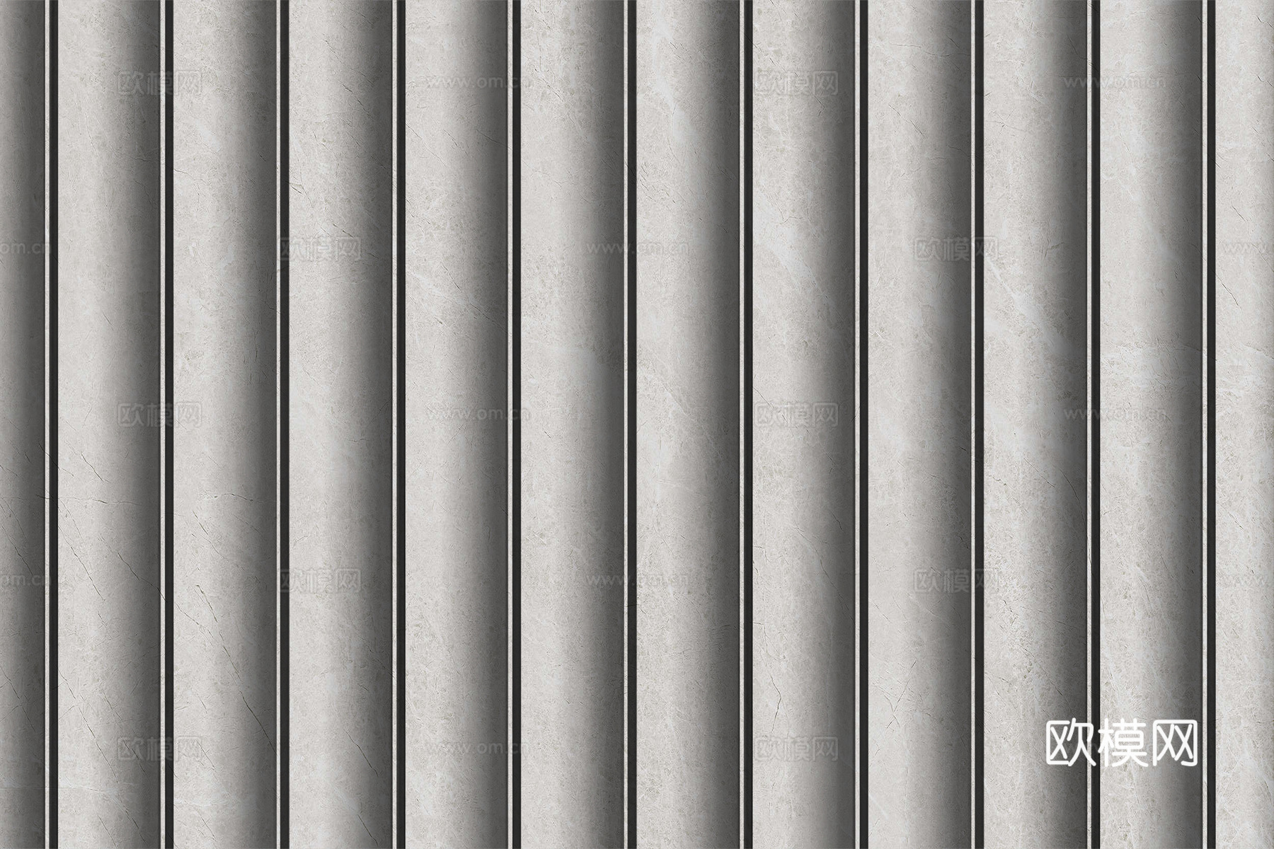 岩板大理石纹波浪艺术背景墙下载（渲染图3）