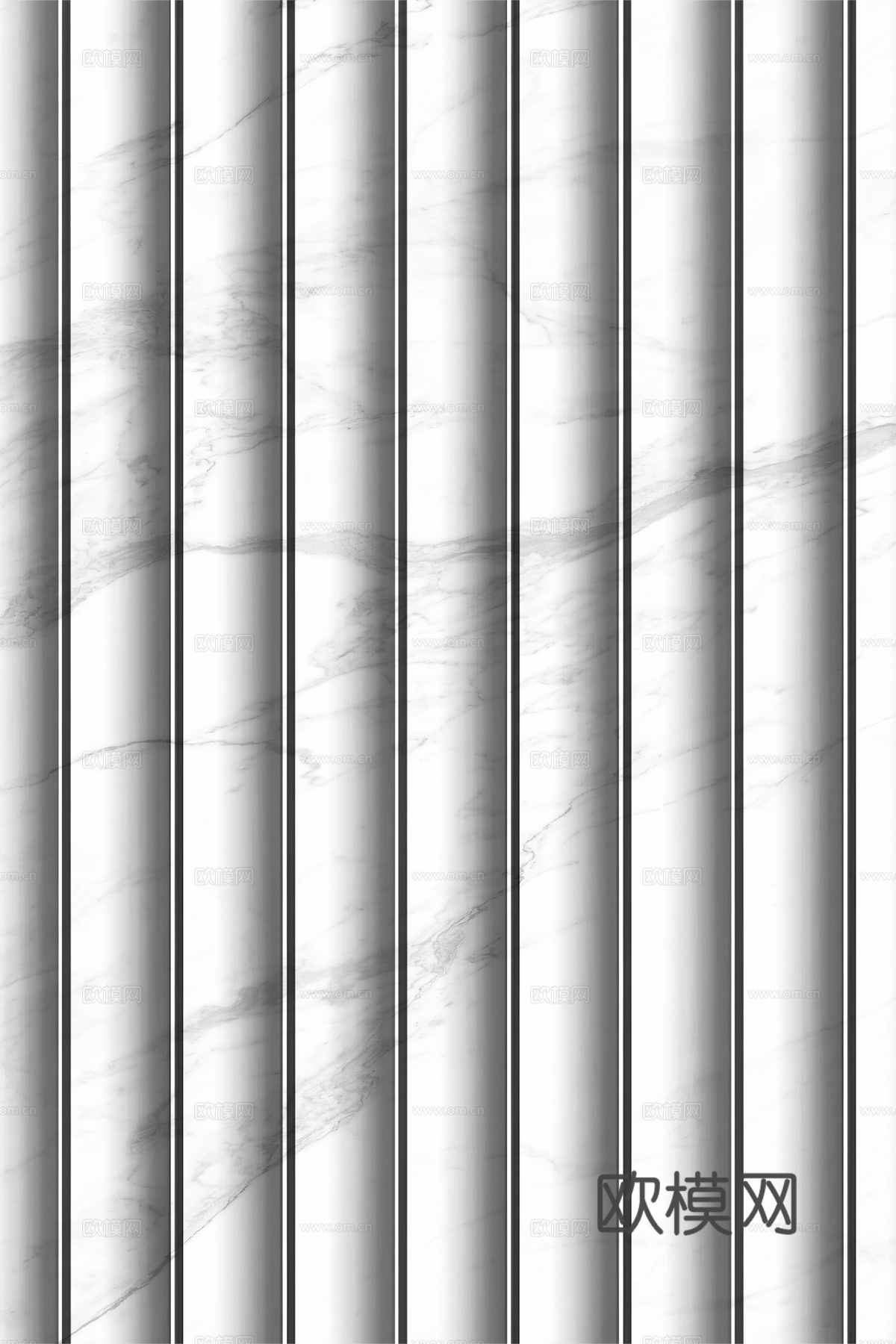 岩板大理石纹波浪艺术背景墙下载（渲染图1）