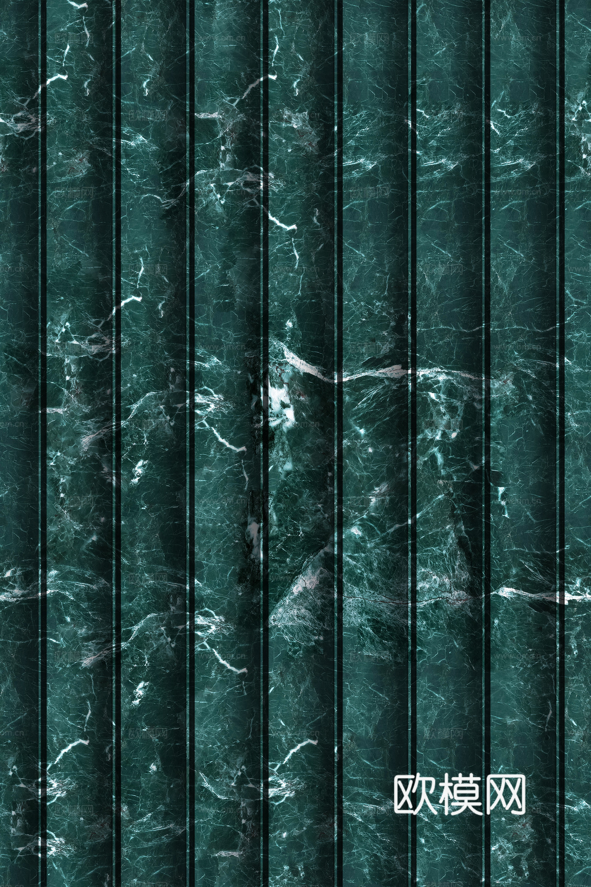 岩板大理石纹波浪艺术背景墙下载（渲染图4）