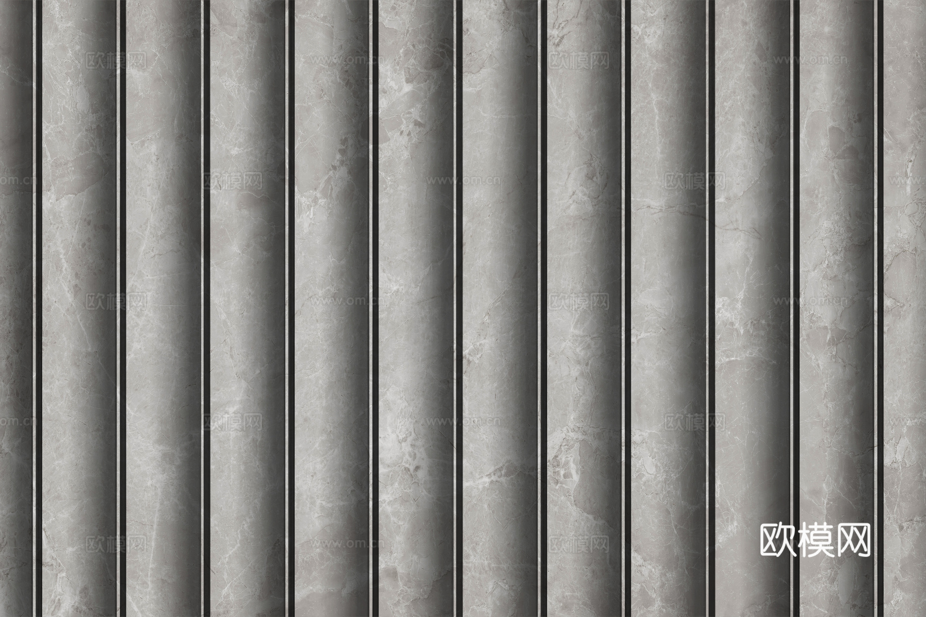 岩板大理石纹波浪艺术背景墙下载（渲染图5）