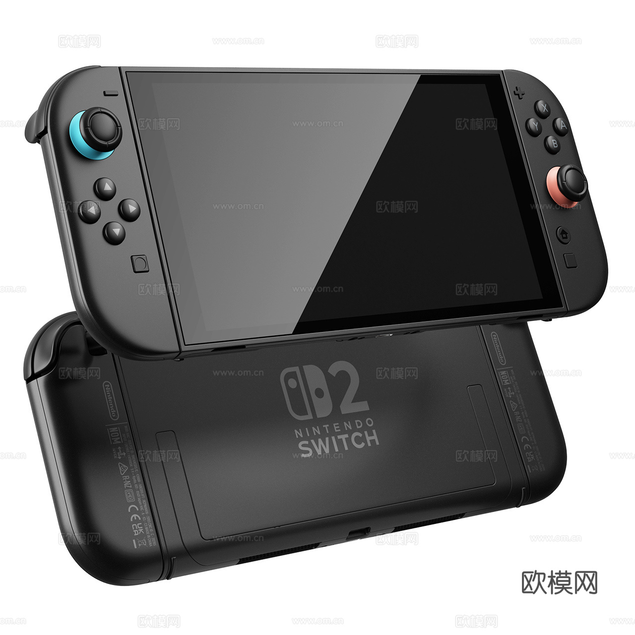 任天堂 Switch 2 游戏机3d模型