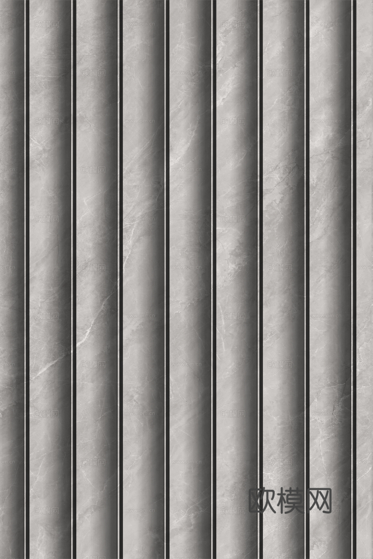 岩板大理石纹波浪艺术背景墙下载（渲染图1）