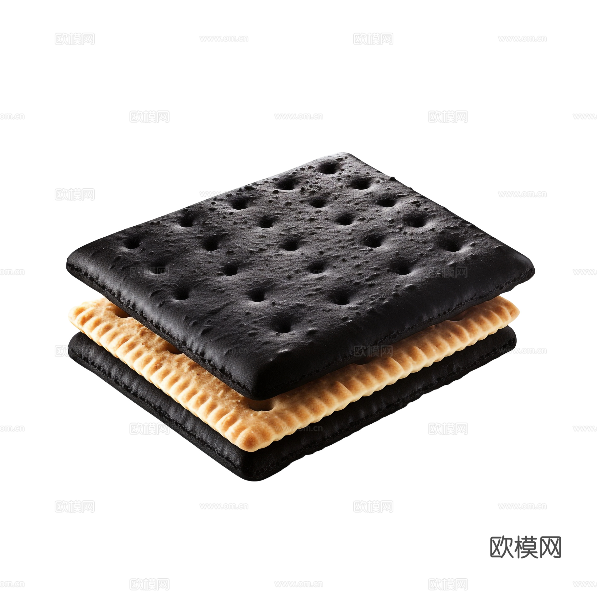 免抠饼干  薄饼 圆饼 方形饼干 黑饼干