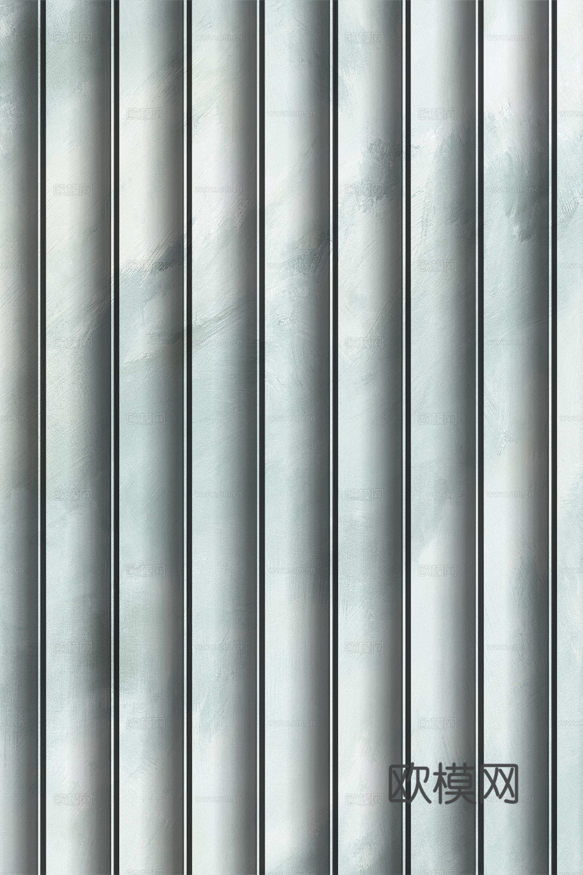 岩板大理石纹波浪艺术背景墙下载（渲染图5）