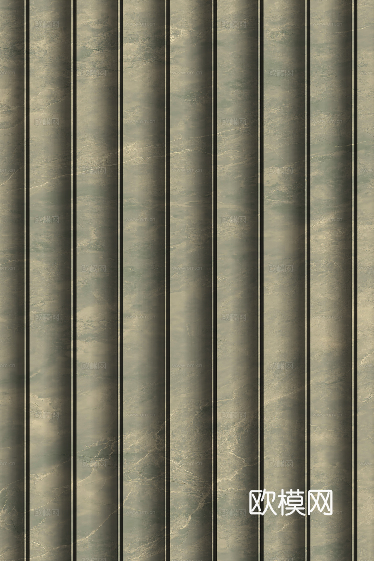 岩板大理石纹波浪艺术背景墙下载（渲染图4）