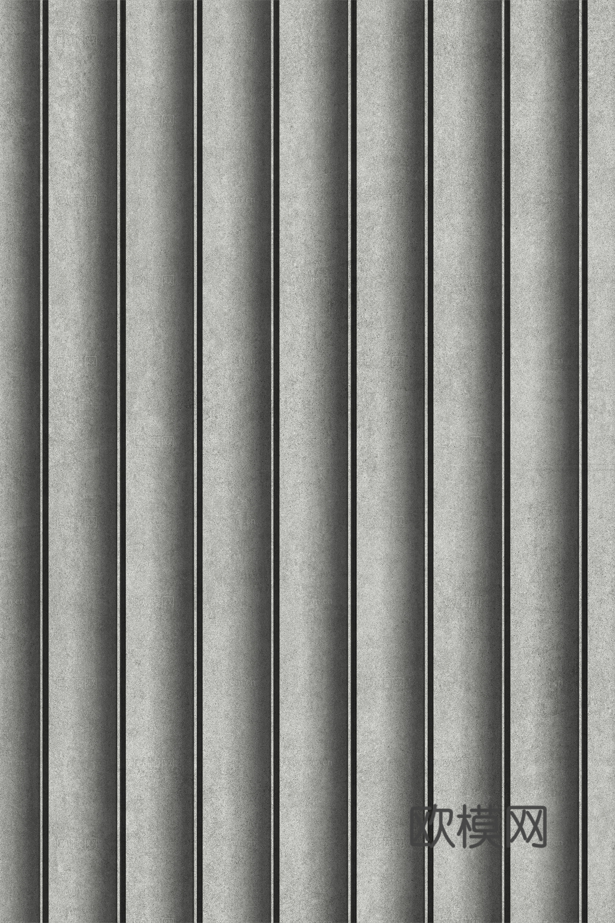 岩板大理石纹波浪艺术背景墙下载（渲染图3）