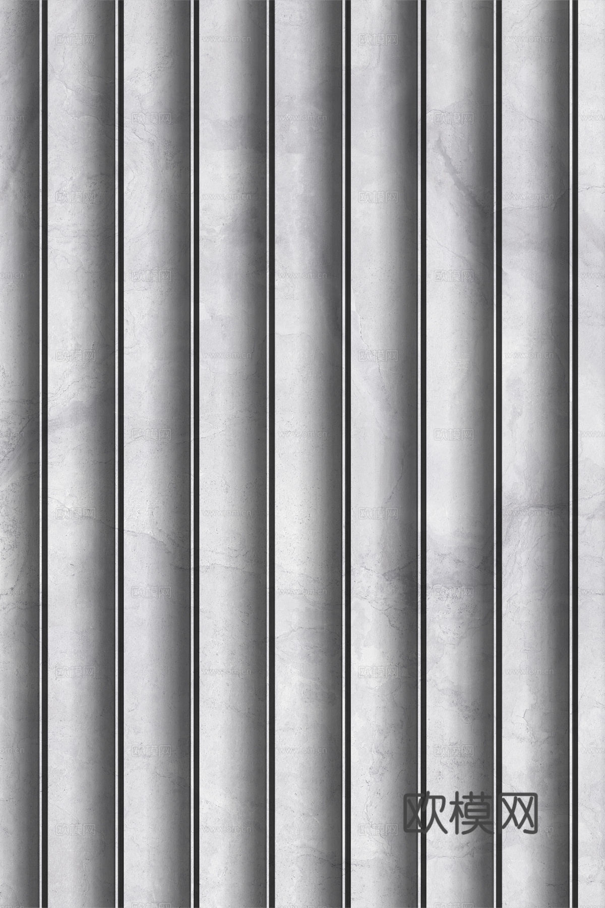 岩板大理石纹波浪艺术背景墙下载（渲染图4）