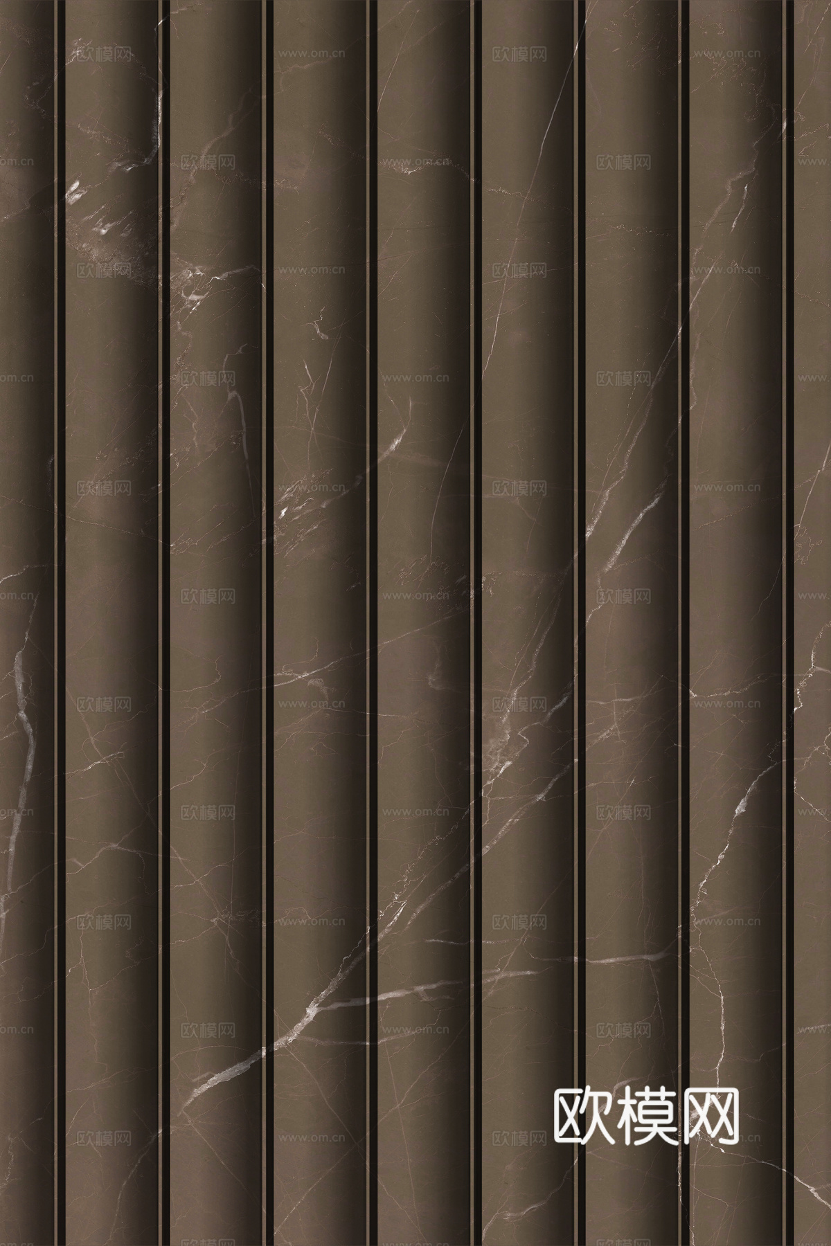 岩板大理石纹波浪艺术背景墙下载（渲染图3）