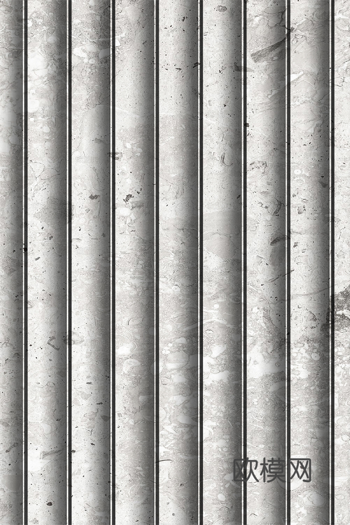 岩板大理石纹波浪艺术背景墙下载（渲染图6）