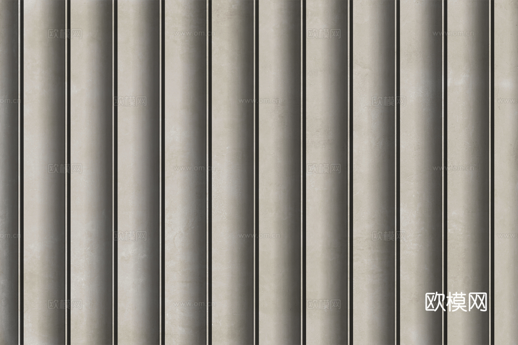 岩板大理石纹波浪艺术背景墙下载（渲染图5）