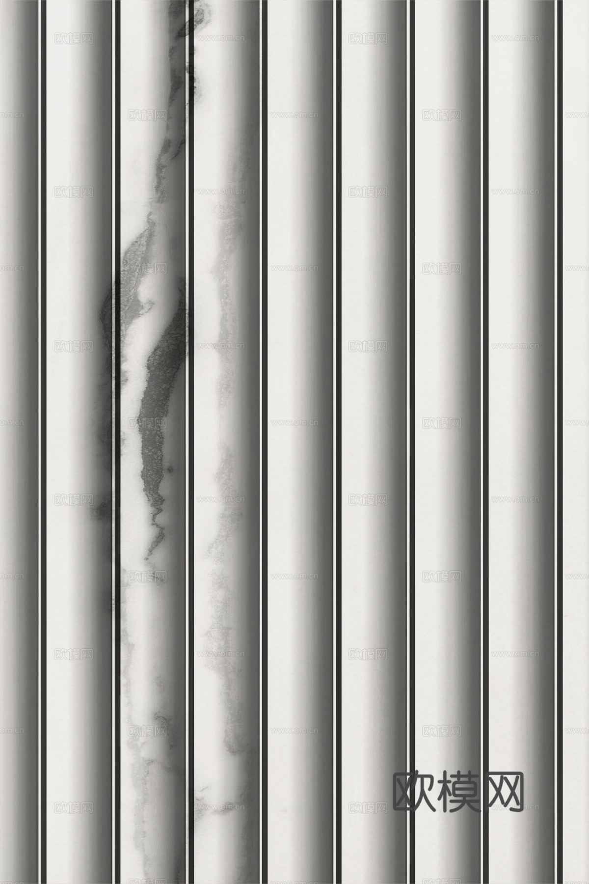 岩板大理石纹波浪艺术背景墙下载（渲染图3）