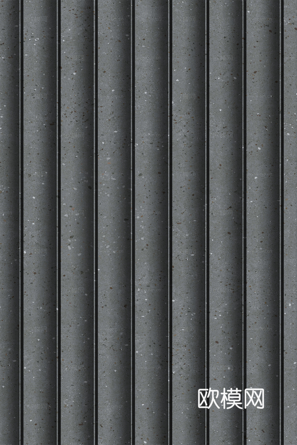 岩板大理石纹波浪艺术背景墙下载（渲染图6）