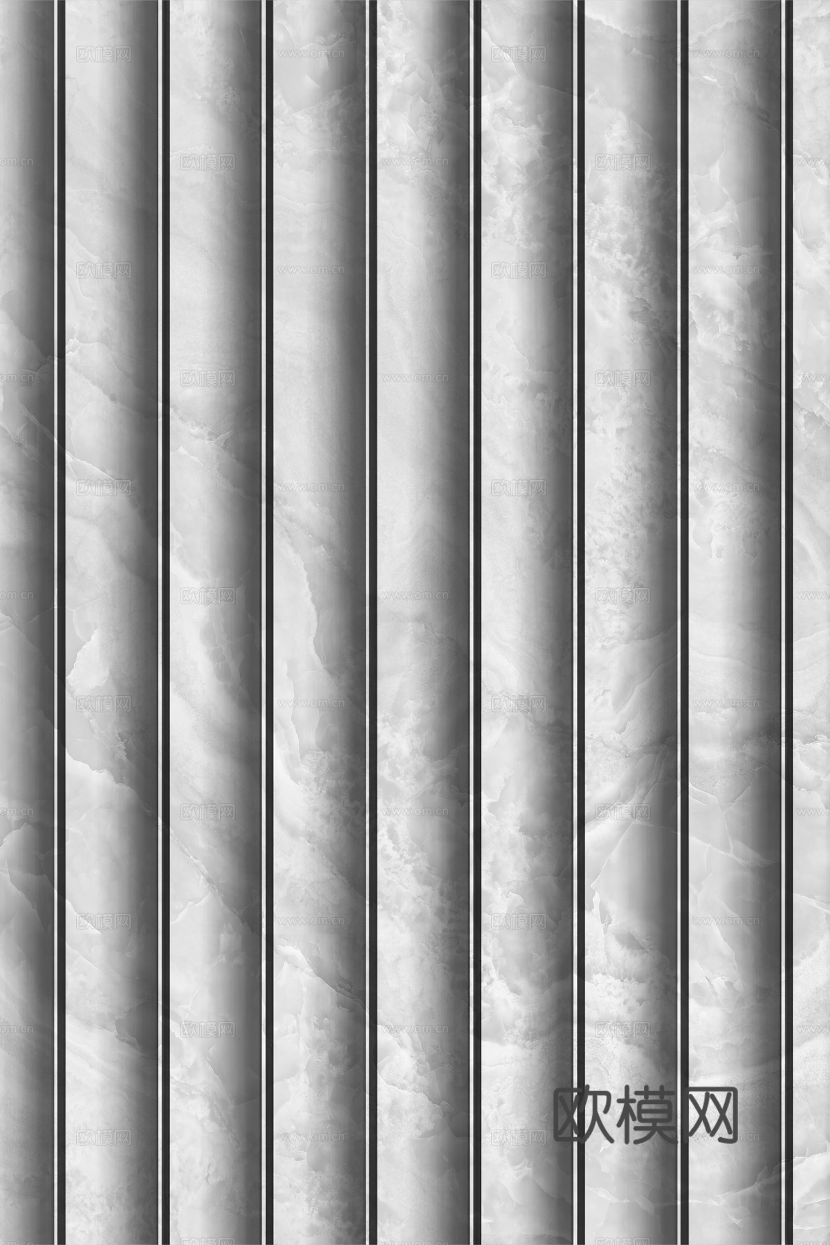 岩板大理石纹波浪艺术背景墙下载（渲染图6）