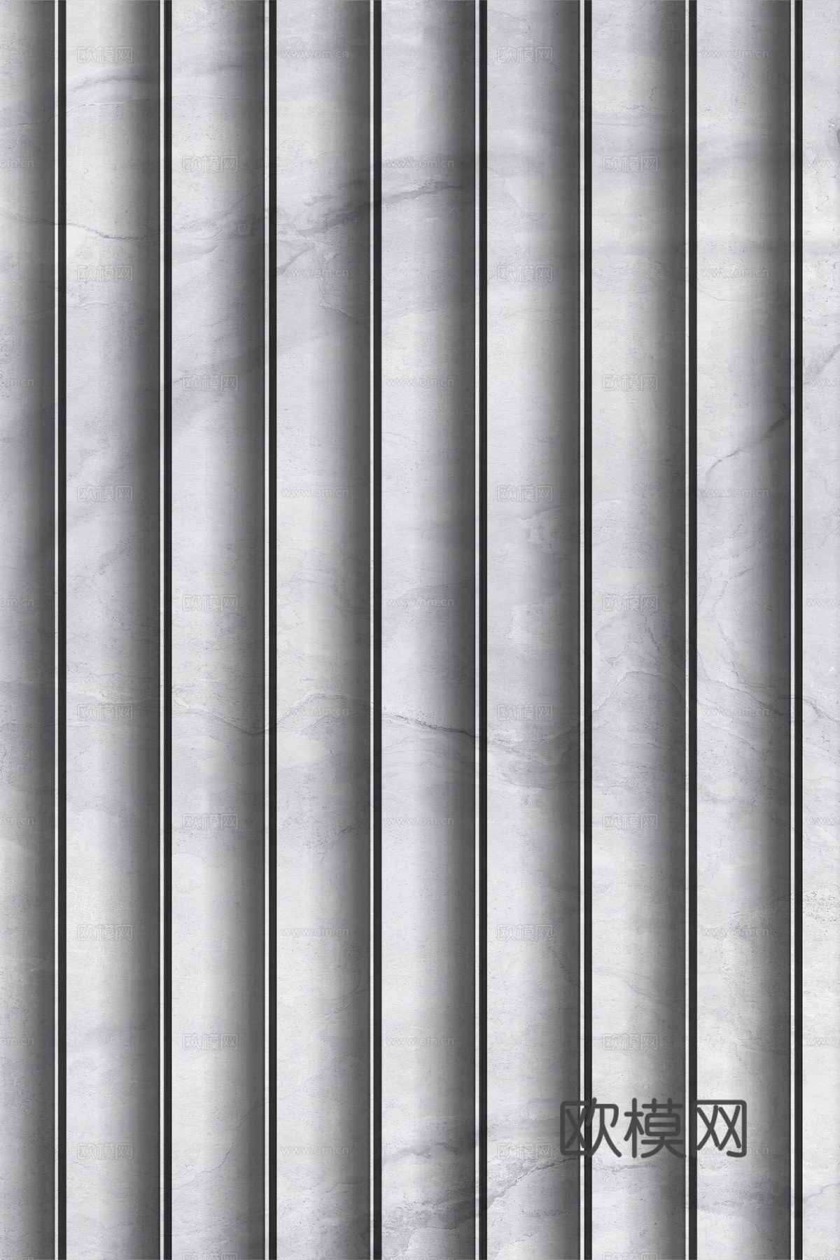 岩板大理石纹波浪艺术背景墙下载（渲染图6）