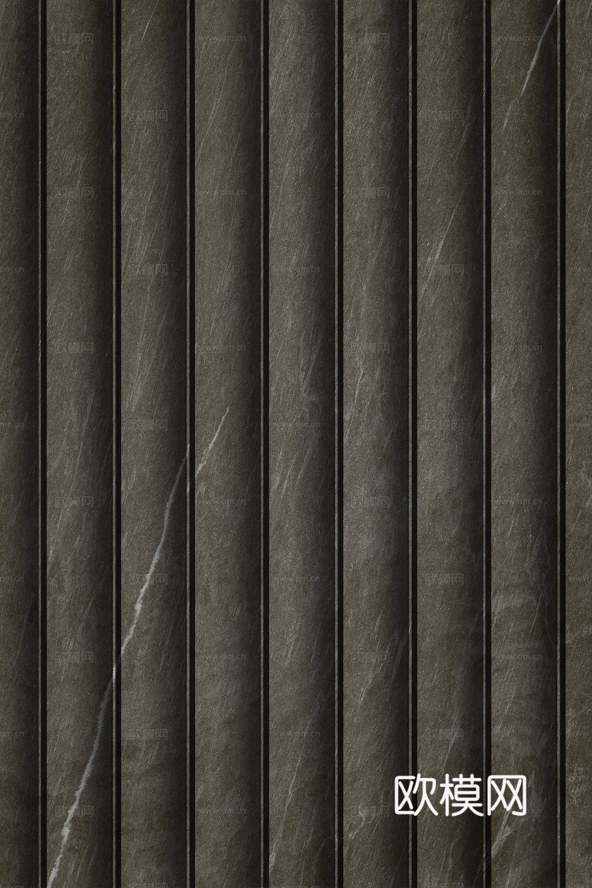 岩板大理石纹波浪艺术背景墙下载（渲染图3）