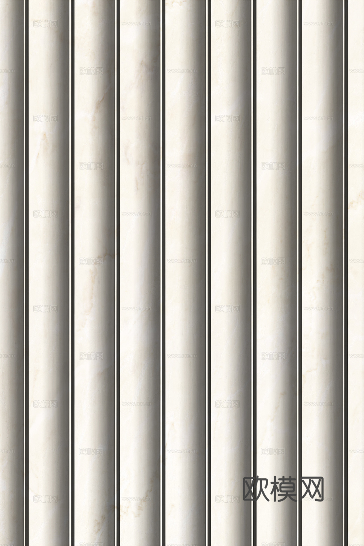 岩板大理石纹波浪艺术背景墙下载（渲染图4）