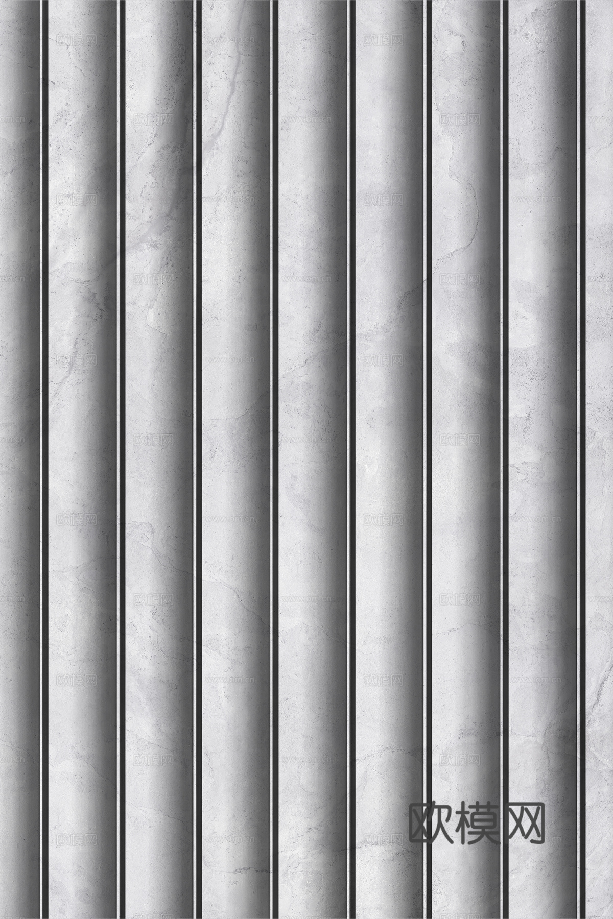 岩板大理石纹波浪艺术背景墙下载（渲染图7）