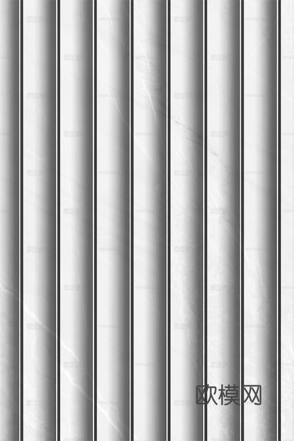 岩板大理石纹波浪艺术背景墙下载（渲染图3）