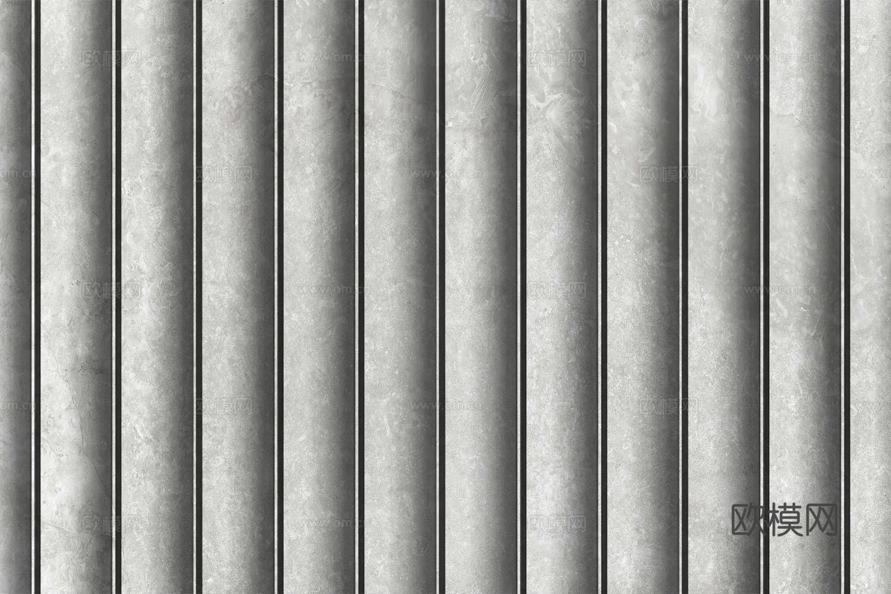 岩板大理石纹波浪艺术背景墙下载（渲染图5）