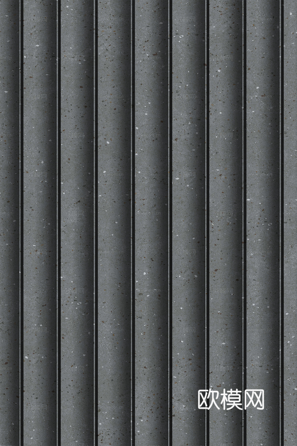 岩板大理石纹波浪艺术背景墙下载（渲染图7）