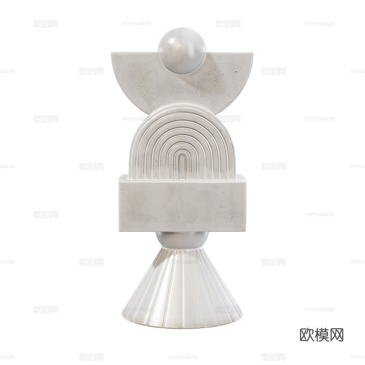 Bloomingville 雕塑 艺术品 装饰品雕塑 石材雕3d模型