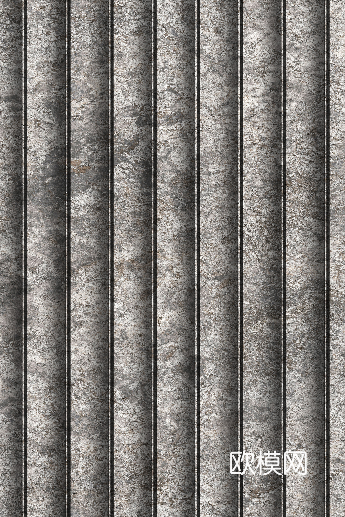 岩板大理石纹波浪艺术背景墙下载（渲染图8）