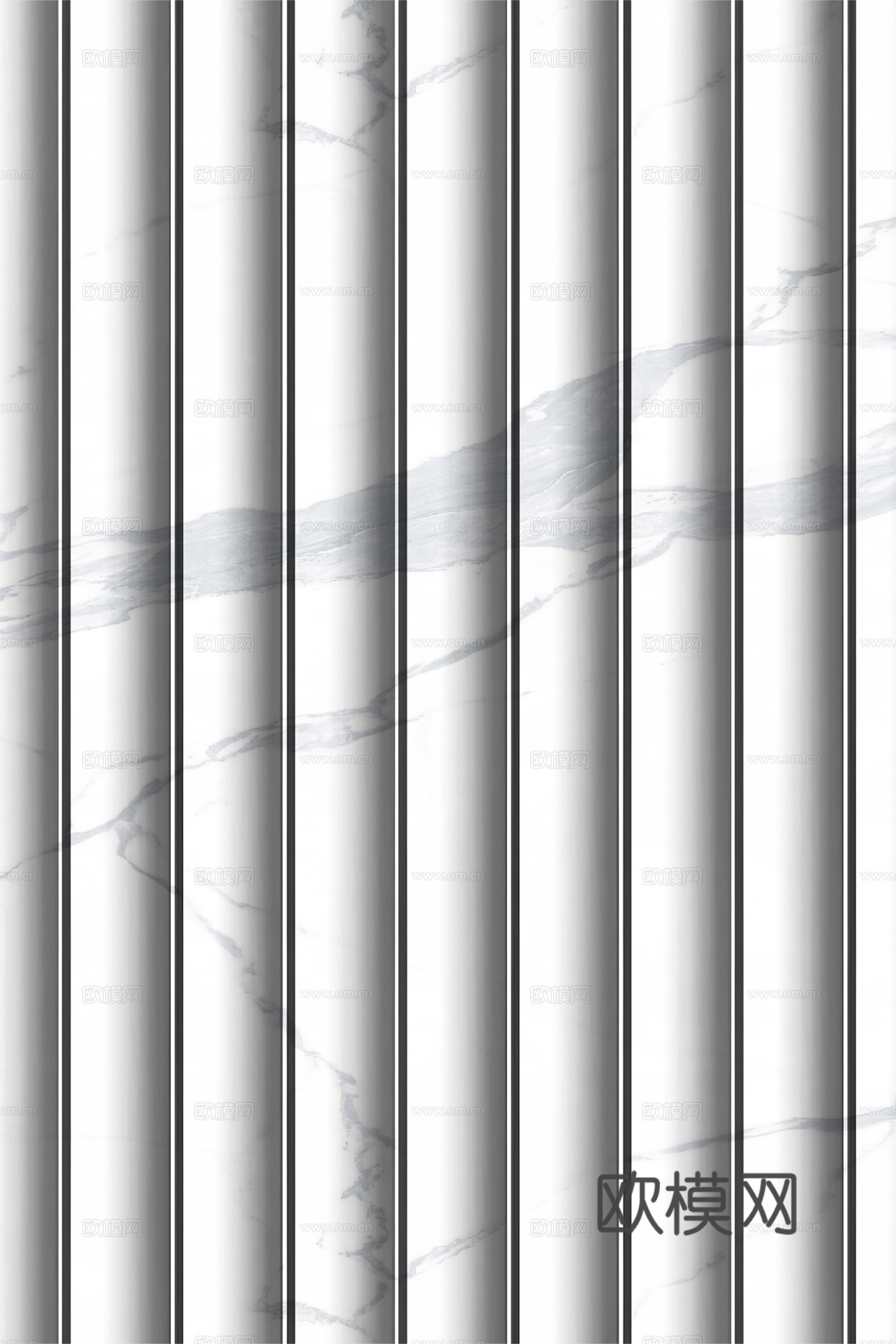 岩板大理石纹波浪艺术背景墙下载（渲染图2）