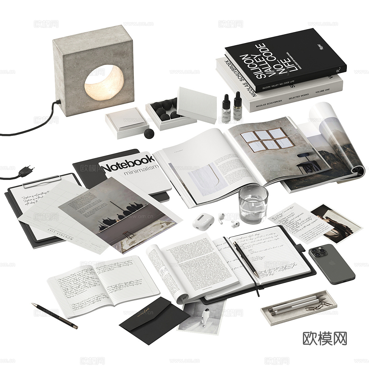 书籍杂志3d模型