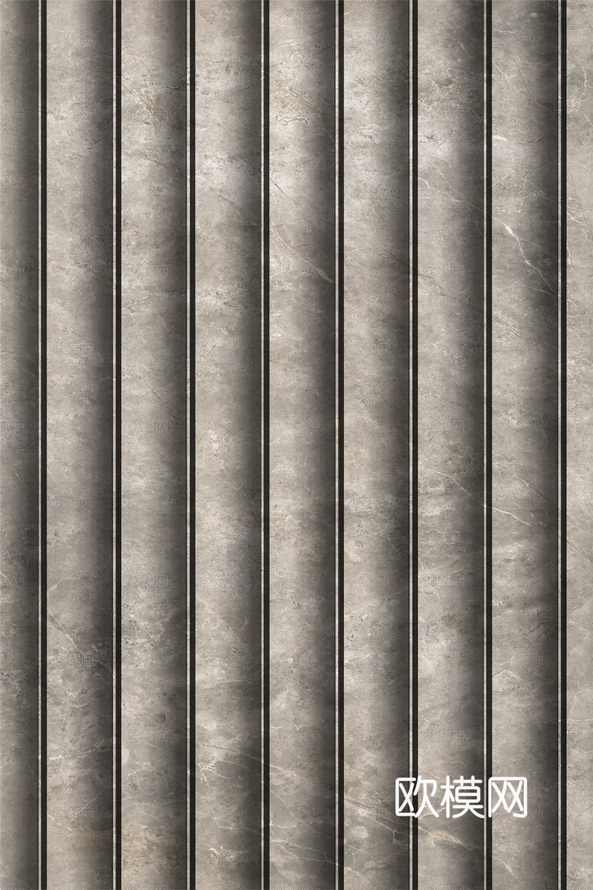 岩板大理石纹波浪艺术背景墙下载（渲染图8）