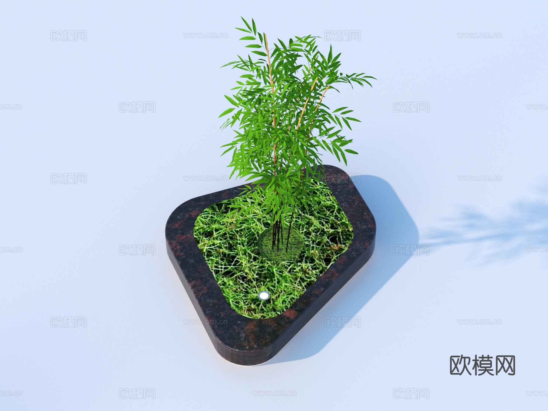 树池 坐凳 树池花坛3d模型