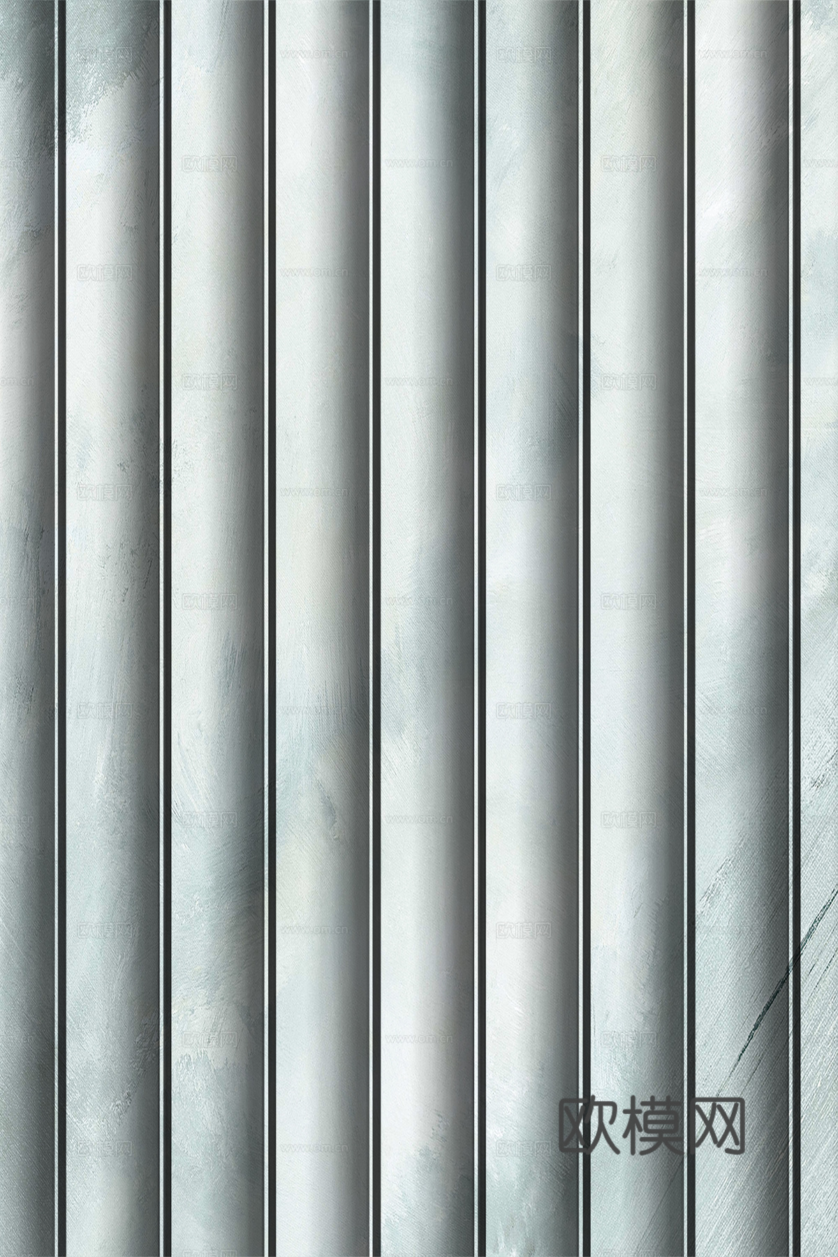 岩板大理石纹波浪艺术背景墙下载（渲染图4）