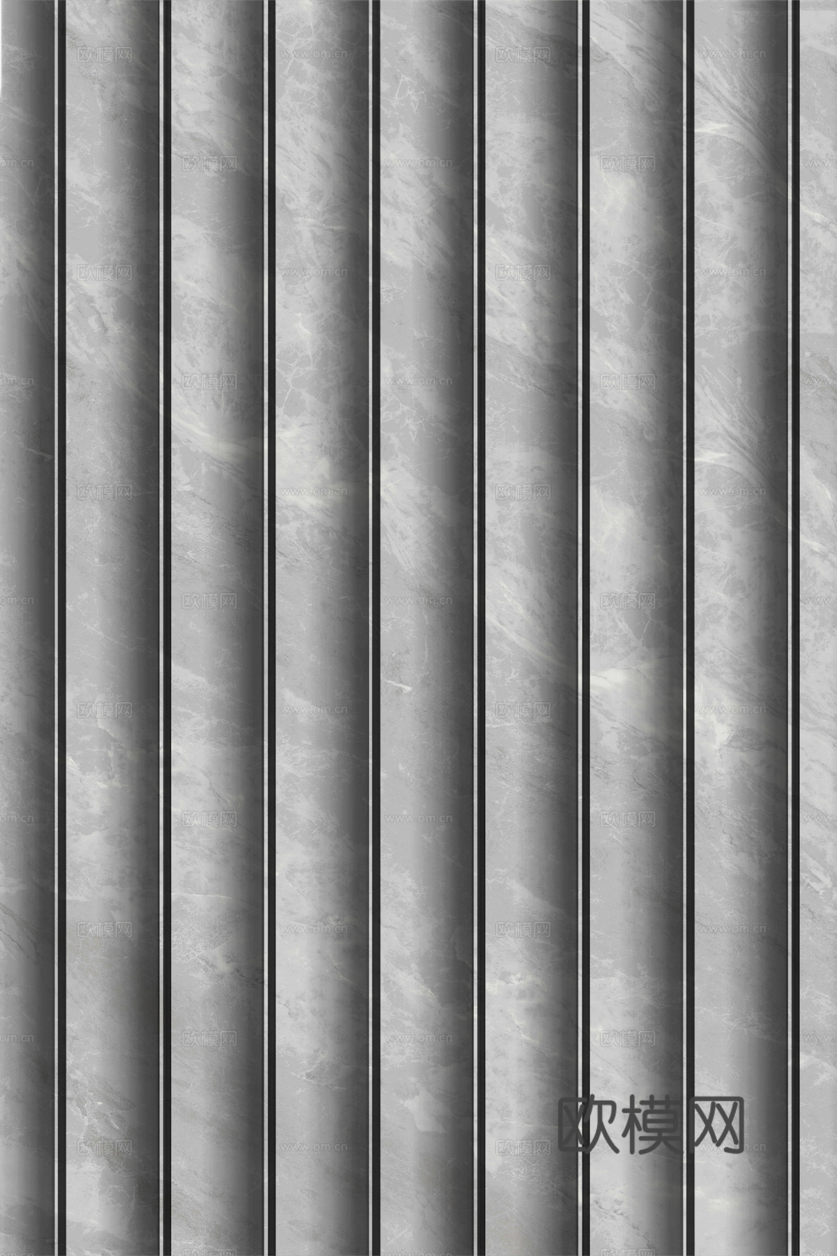 岩板大理石纹波浪艺术背景墙下载（渲染图1）