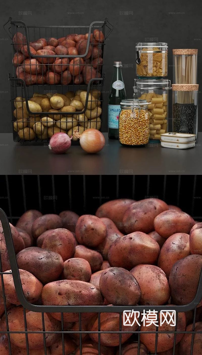 食物 蔬菜3d模型