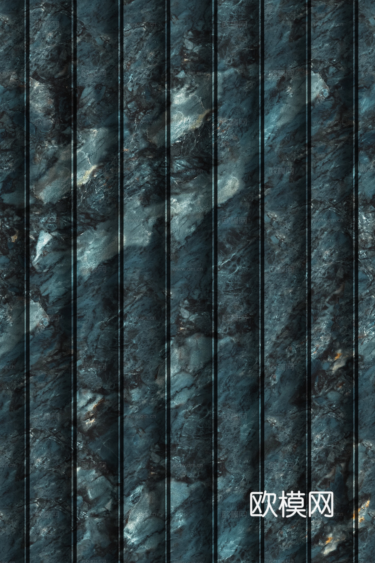 岩板大理石纹波浪艺术背景墙下载（渲染图6）