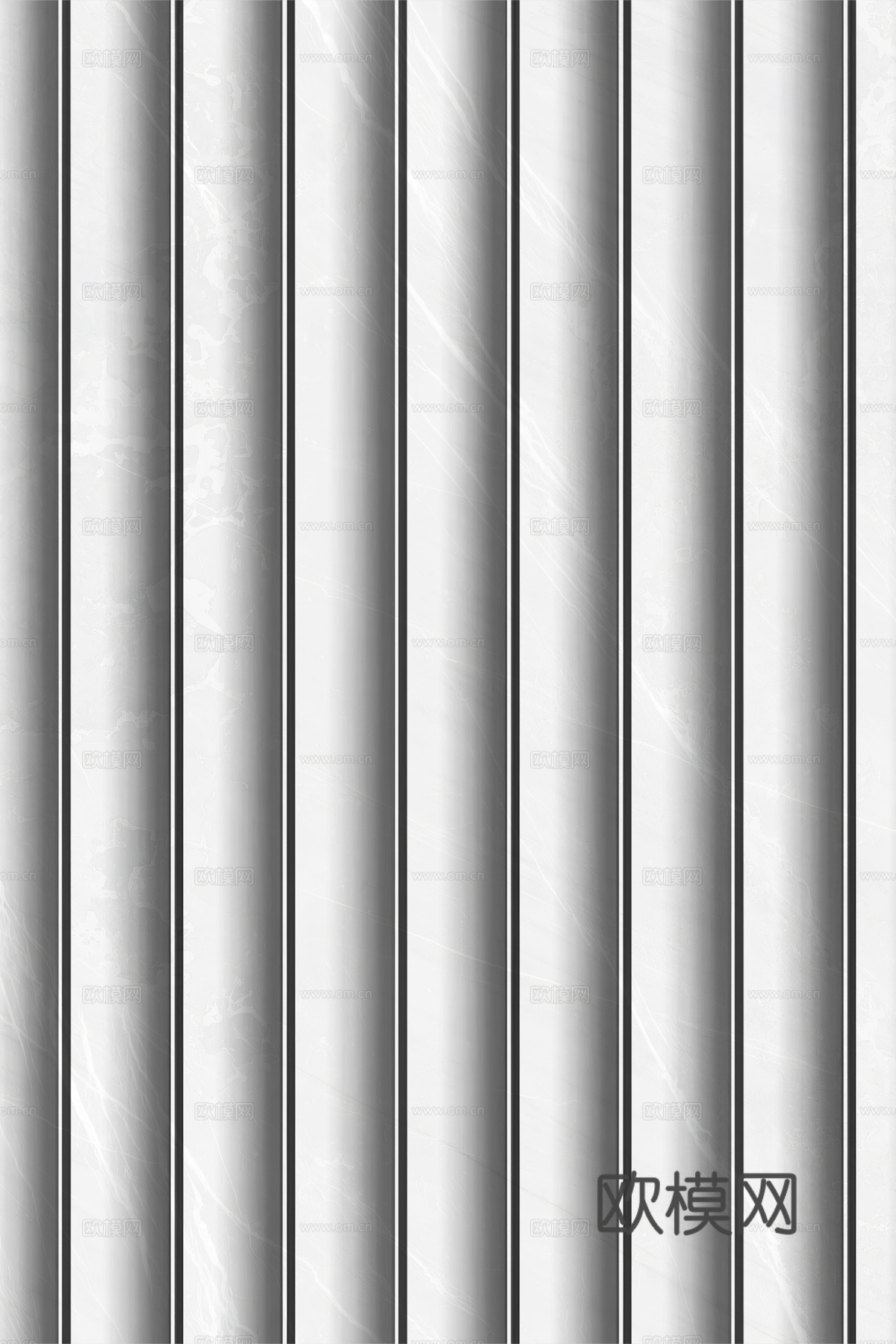 岩板大理石纹波浪艺术背景墙下载（渲染图4）