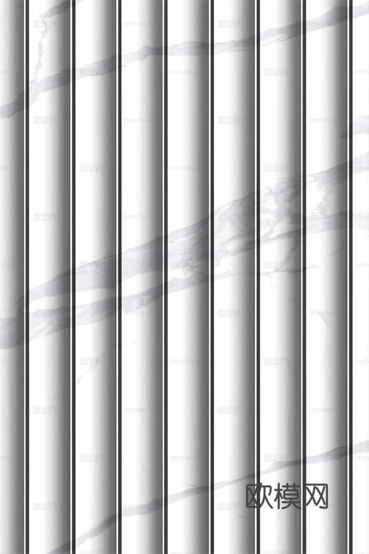 岩板大理石纹波浪艺术背景墙下载（渲染图2）