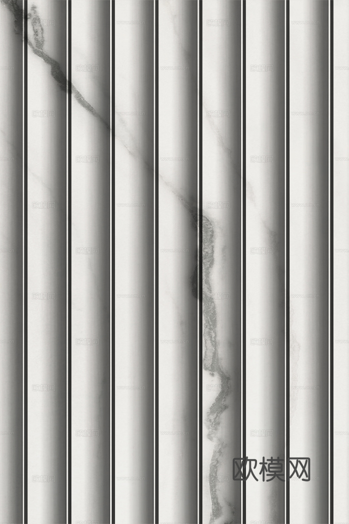 岩板大理石纹波浪艺术背景墙下载（渲染图5）