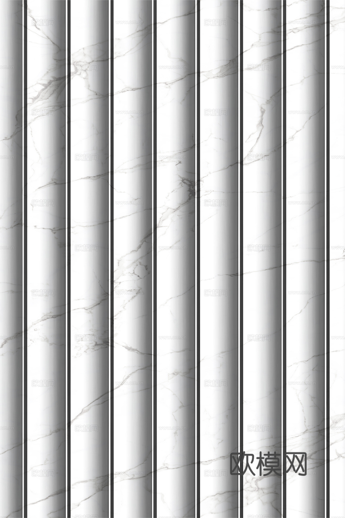 岩板大理石纹波浪艺术背景墙下载（渲染图5）