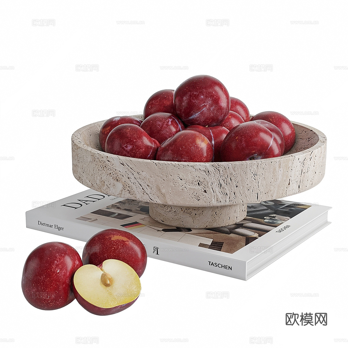 酒水食物su模型