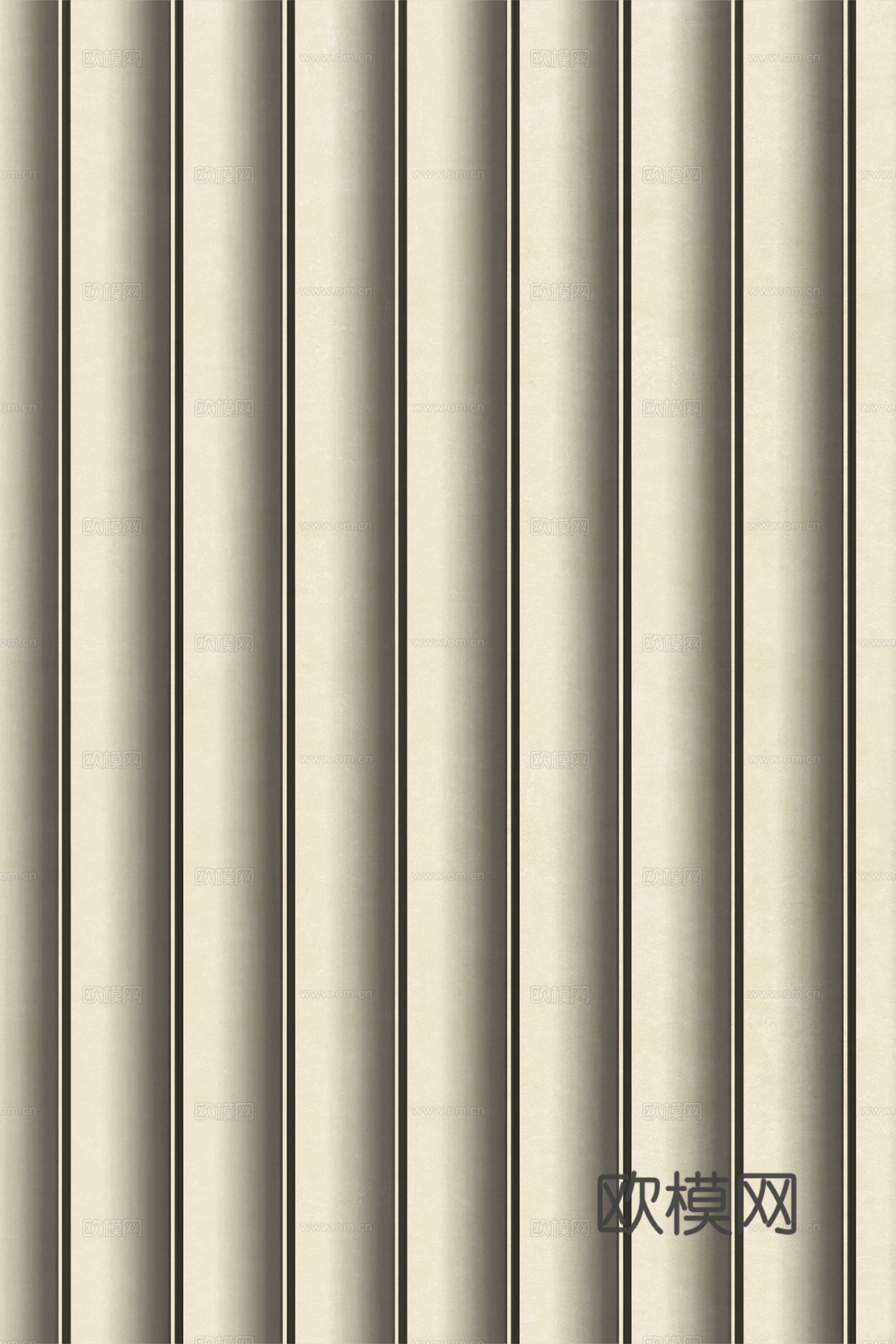 岩板大理石纹波浪艺术背景墙下载（渲染图3）