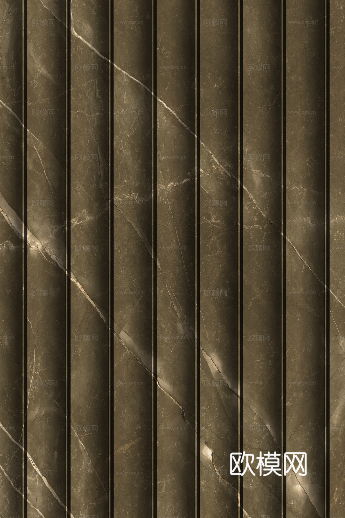 岩板大理石纹波浪艺术背景墙下载（渲染图7）