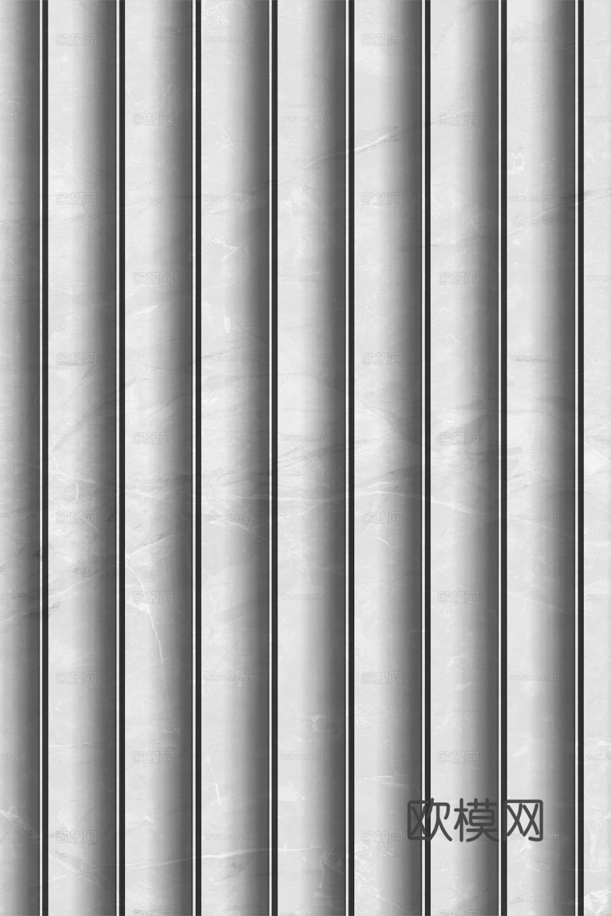 岩板大理石纹波浪艺术背景墙下载（渲染图3）