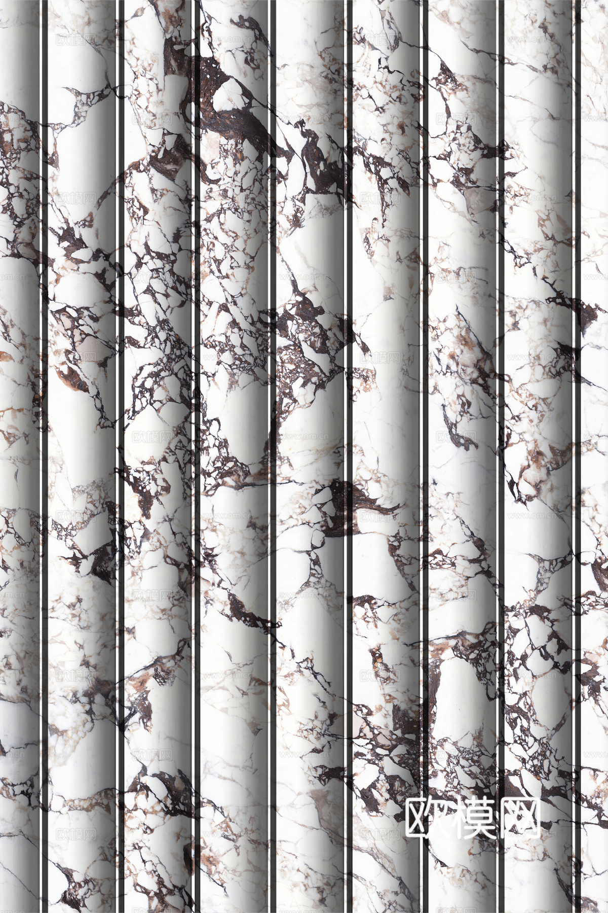 岩板大理石纹波浪艺术背景墙下载（渲染图5）