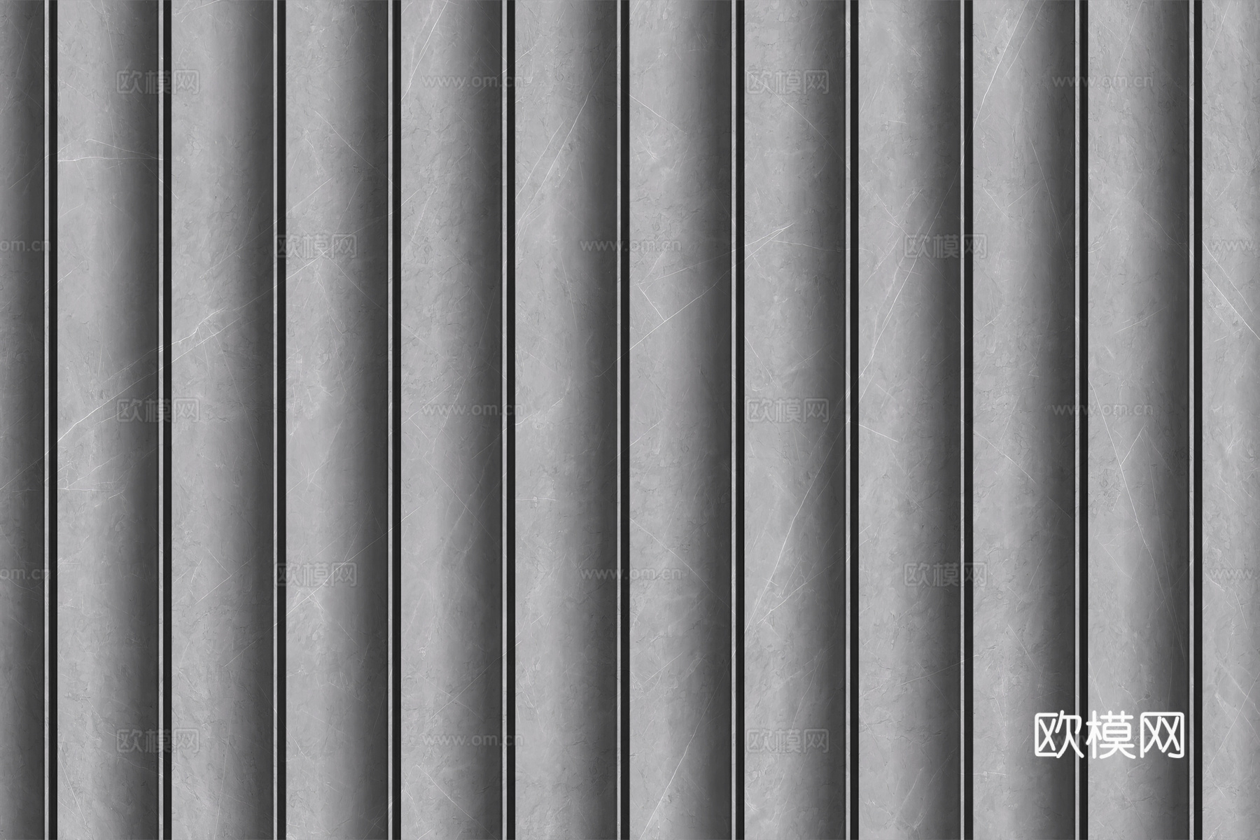 岩板大理石纹波浪艺术背景墙下载（渲染图3）