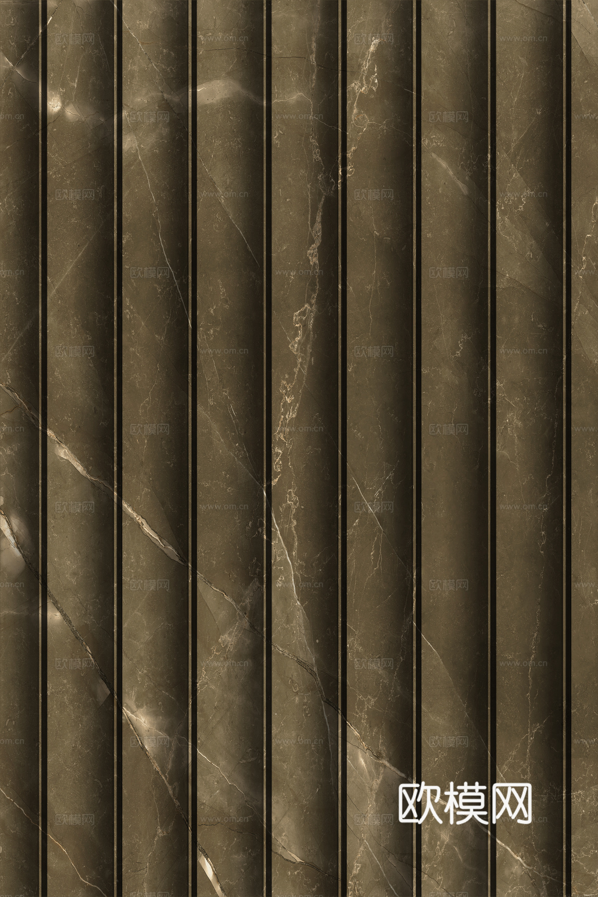 岩板大理石纹波浪艺术背景墙下载（渲染图6）