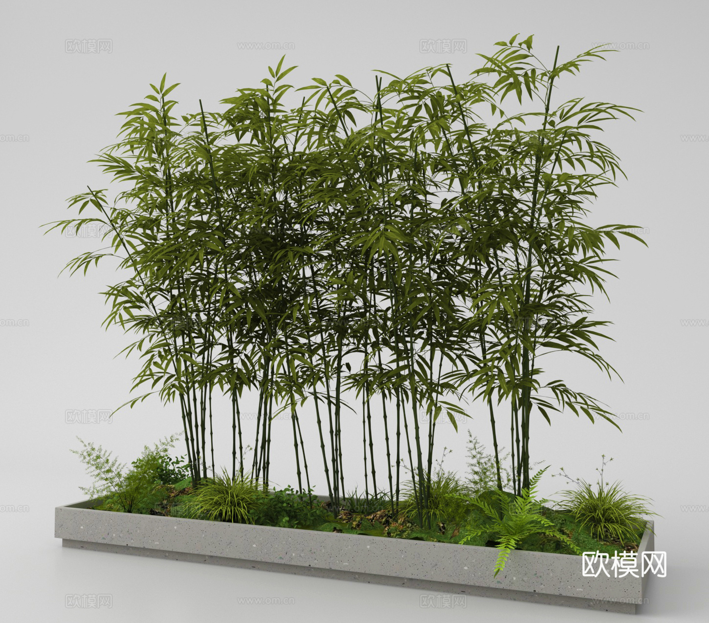 竹子 竹林 竹子造景 庭院小品 景观小品3d模型